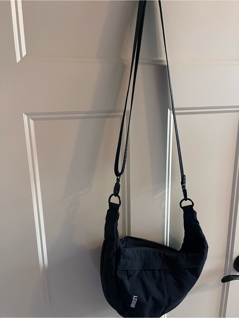 Everyday Black Crossbody Bag with Adjustable Strap